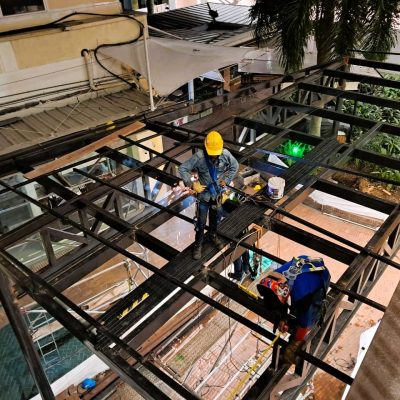 Estructura h pergola bershka